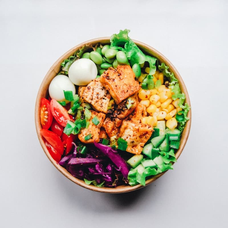 Healthy grain bowl